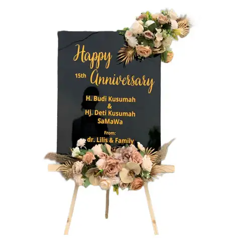 Papan Bunga Akrilik Bugel